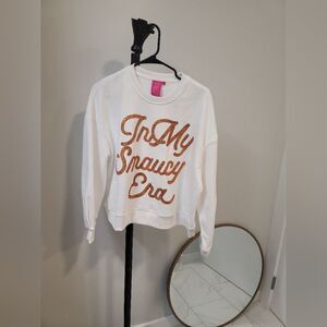 QUEEN OF SPARKLES SWEATSHIRT Xs